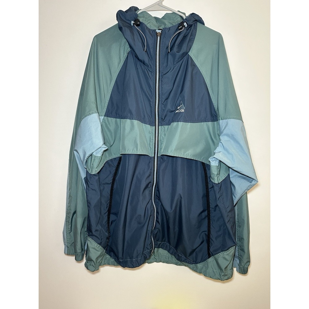 Vintage Nike ACG windbreaker mens 2XL layer 3 blue sports Outdoor Jacket